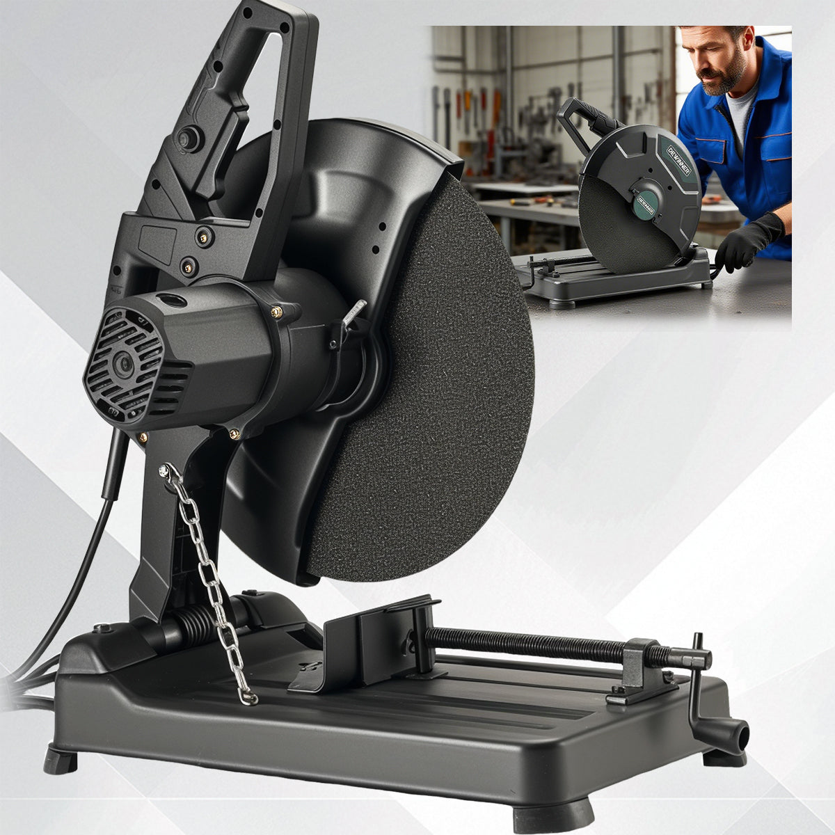 MAQUINA CORTADORA DE METALE 2100w  DEWINNER