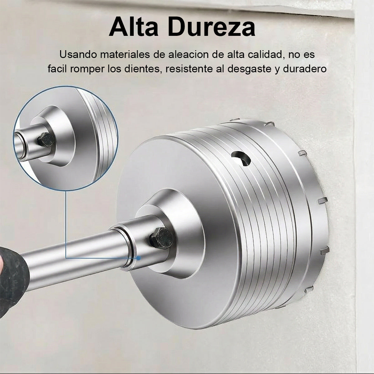 10 Brocas Pasamuros Sacabocas Para Sds Plus Y Max 35-110mm+ 6 Broas Concreto Con Estuche Dewinner
