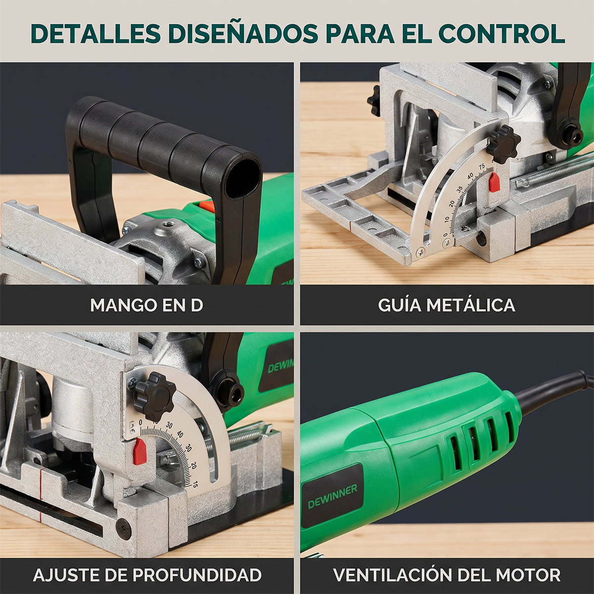 Máquina espigadora DEWINNER de 900 W