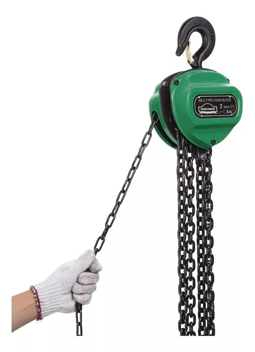 Polipasto De Cadena Triangular2 Tonelada 6 Metros DEWINNER