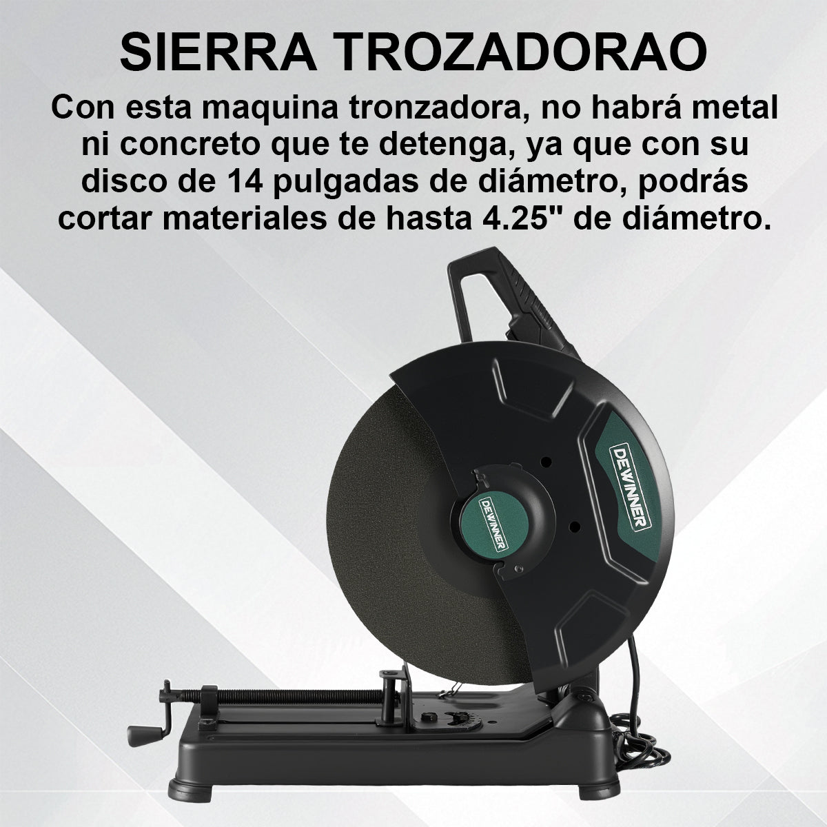 MAQUINA CORTADORA DE METALE 2100w  DEWINNER