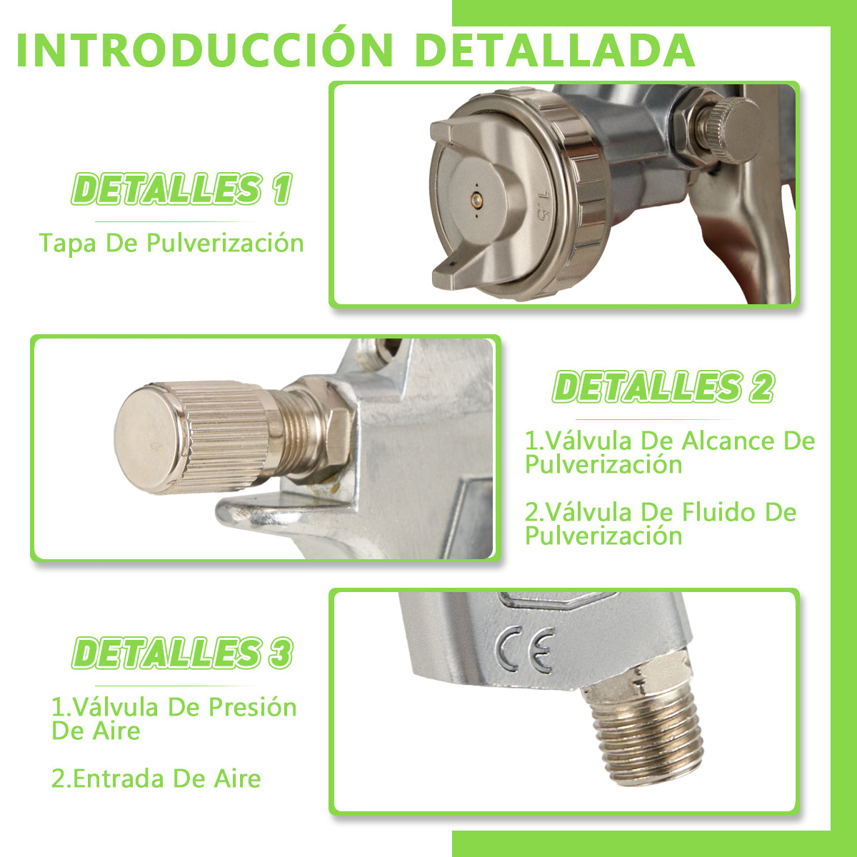 Pistola de gravedad STANEW WF11AG