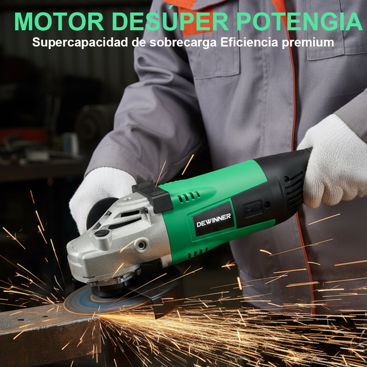 amoladora angular de 7 pulgadas y 2200 W