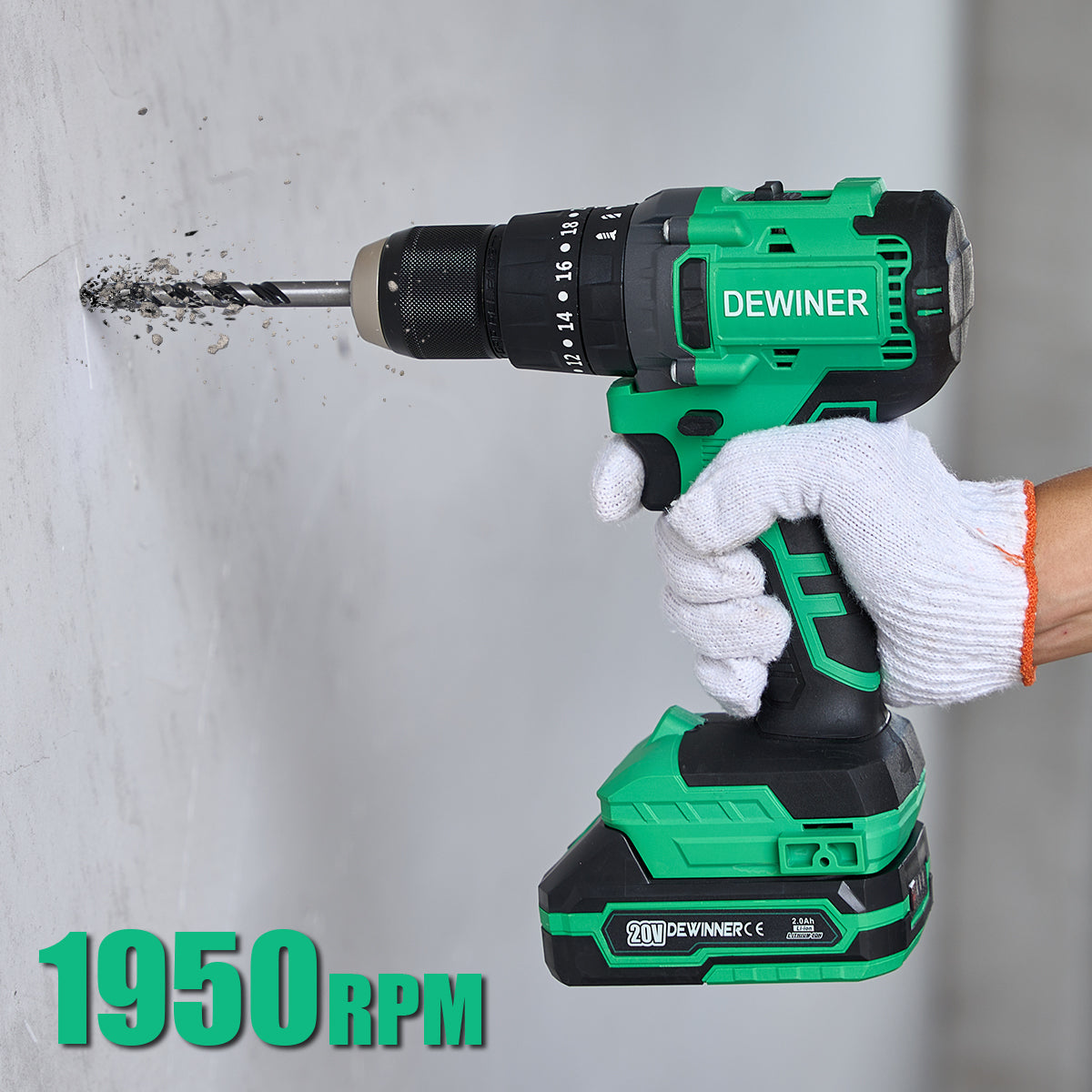 Taladro Rotomartillo 1/2 DEWINNER Sin Escobillas 912