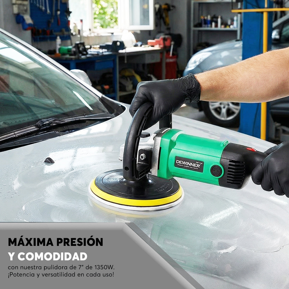 Pulidora Industrial 7 Pulgadas 1200w DEWINNER