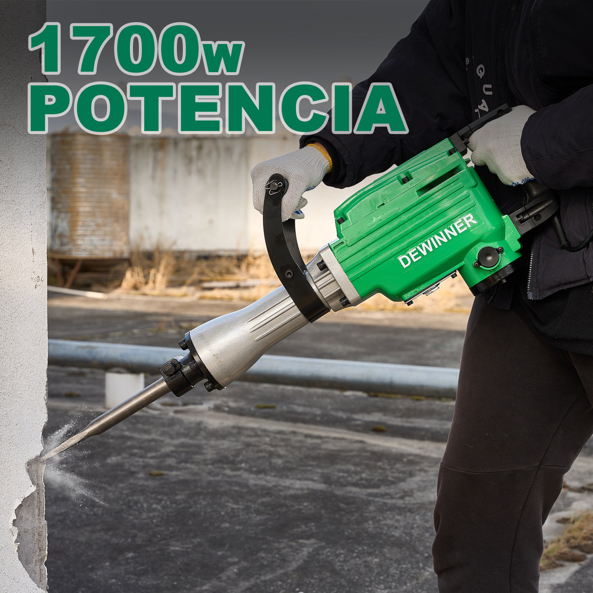 Demoledor Rompedor De Concreto 1700w Dewinner 65