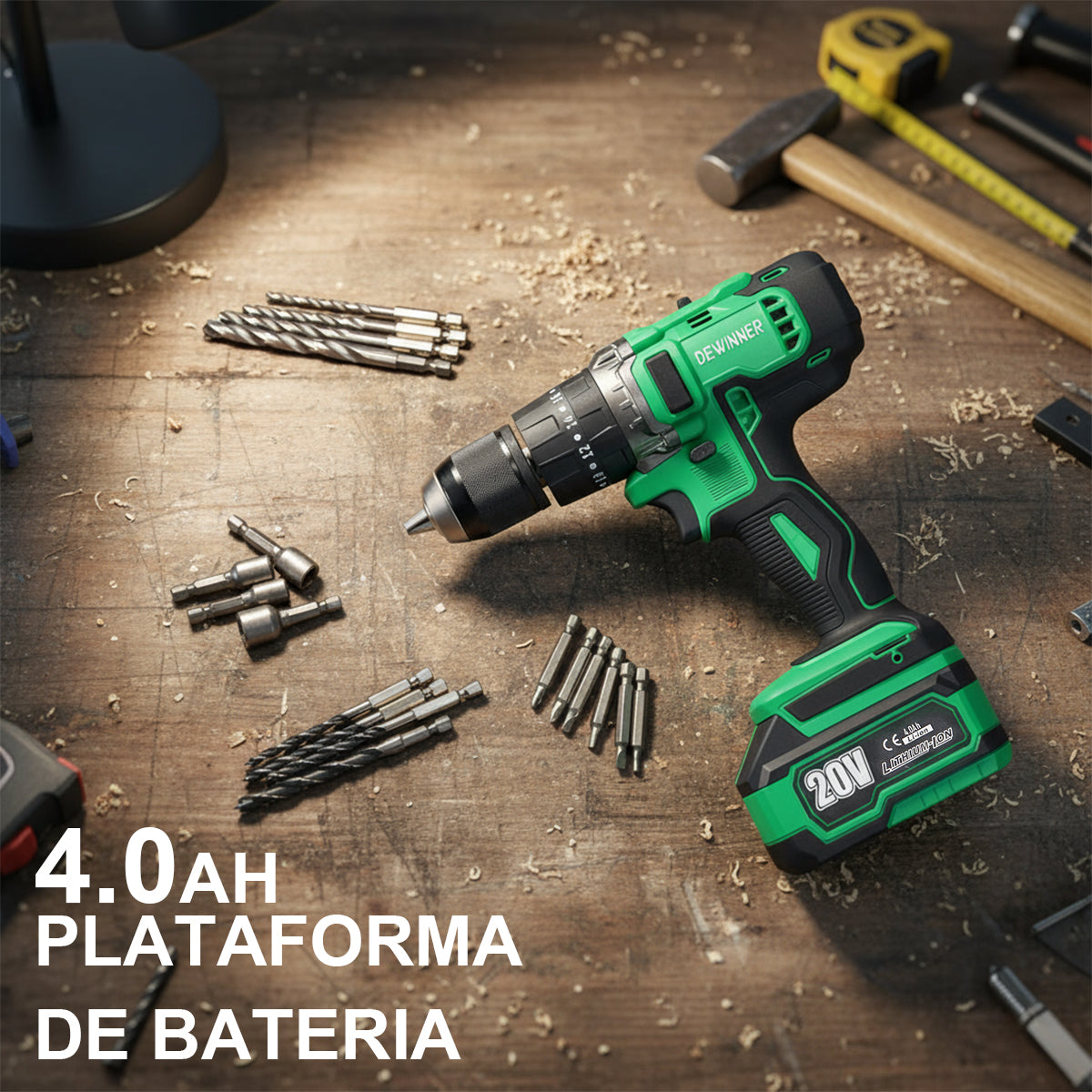 Atornillador de impacto 3722+ Martillo rotativo 916 sin escobillas