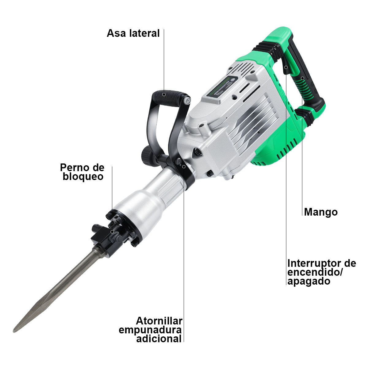 Triturador De Hormigón De Alta Resistencia De 1700w DEWINNER