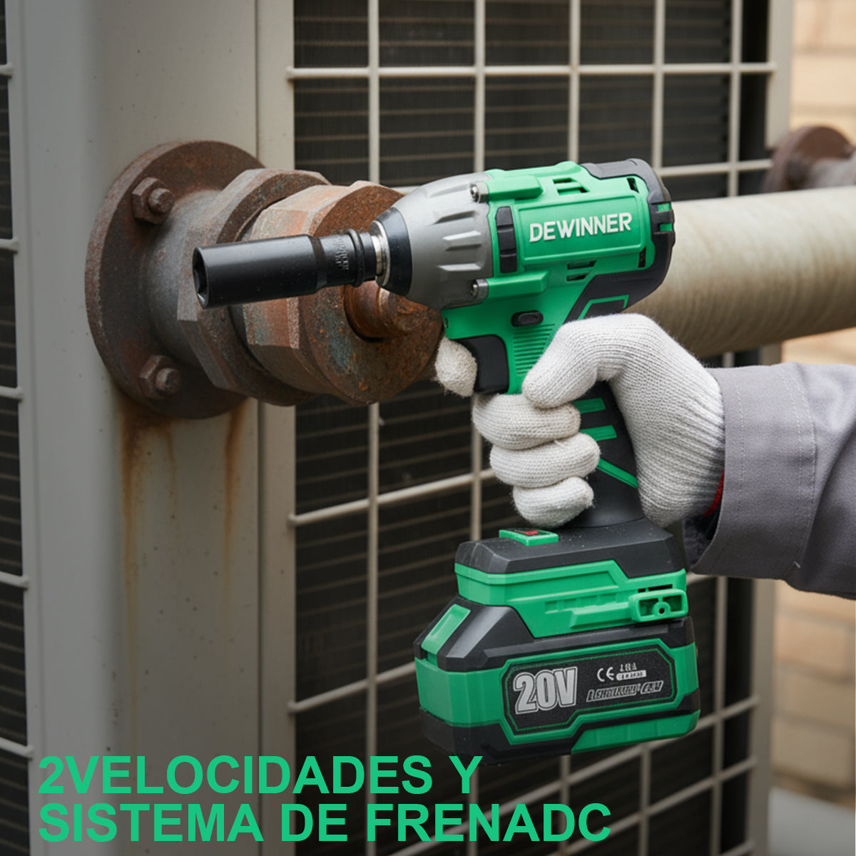 Juego de llaves de impacto 3722 + martillo perforador 912 + amoladora angular