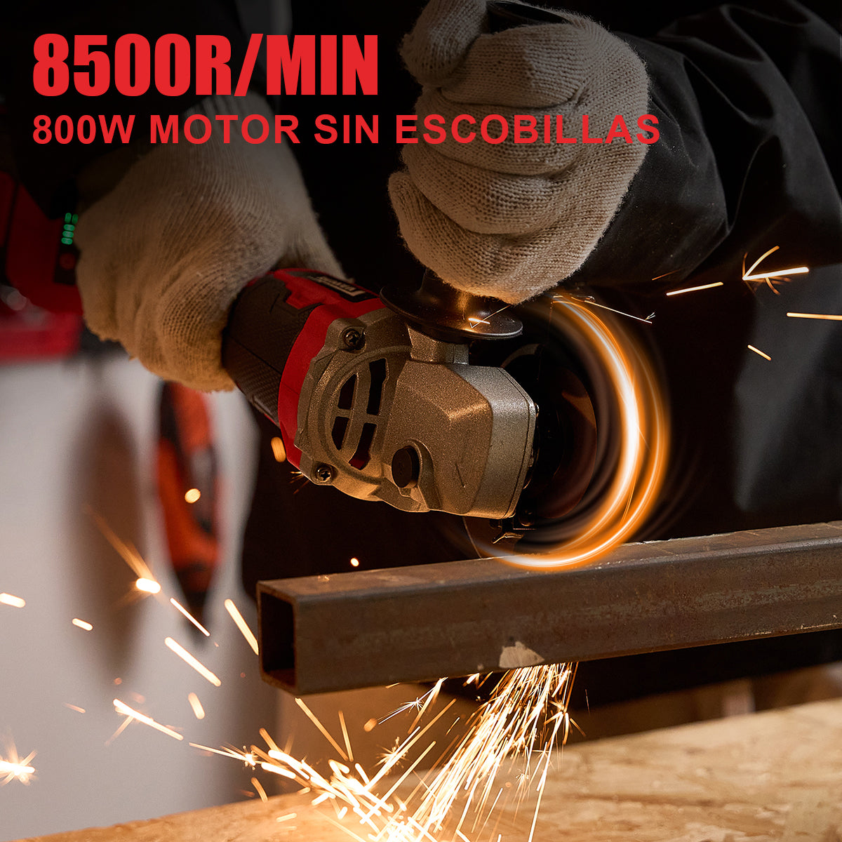 Mini esmeriladora 4-1/2" inalámbrica 20 V JMJ-A5101 Dewinner