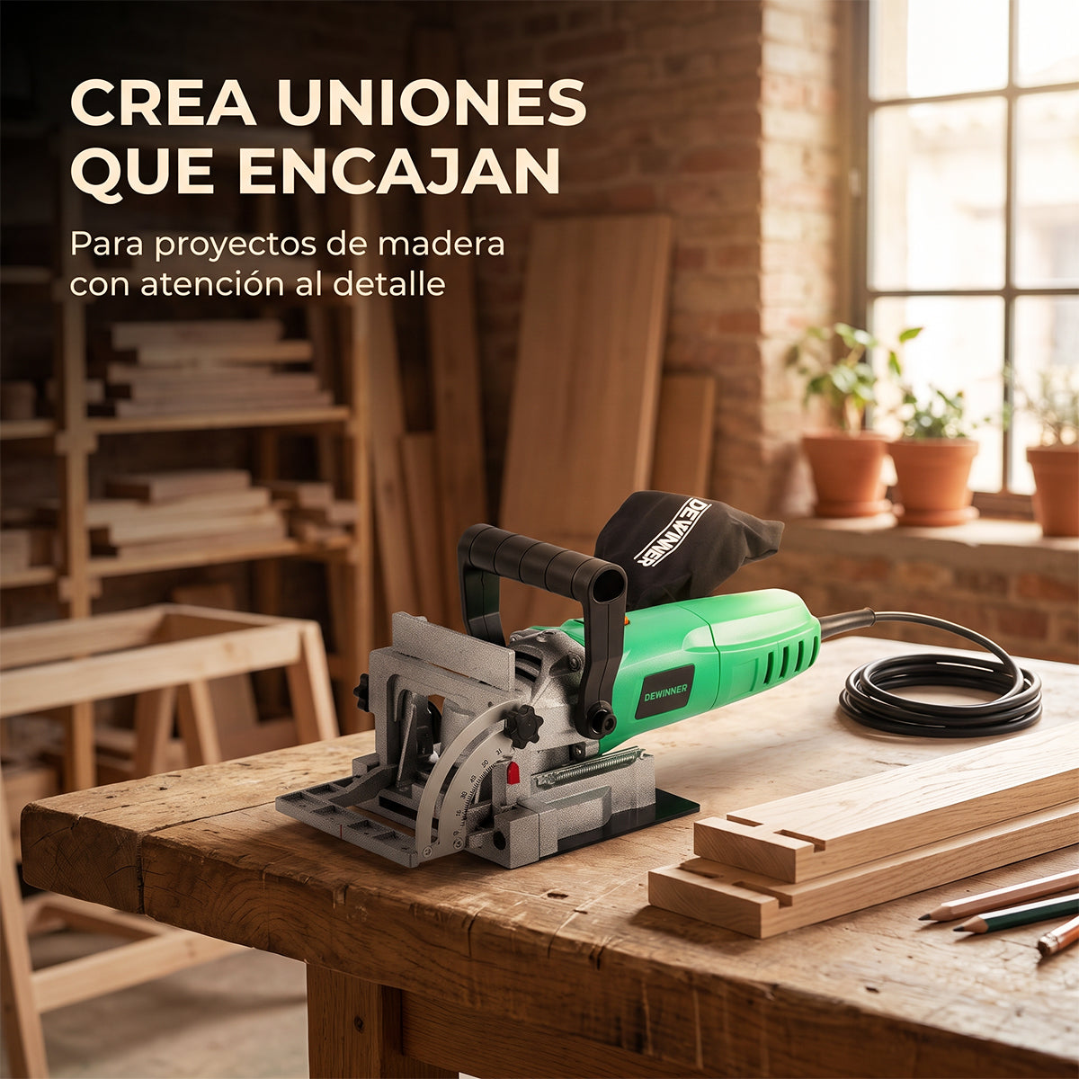 Máquina espigadora DEWINNER de 900 W