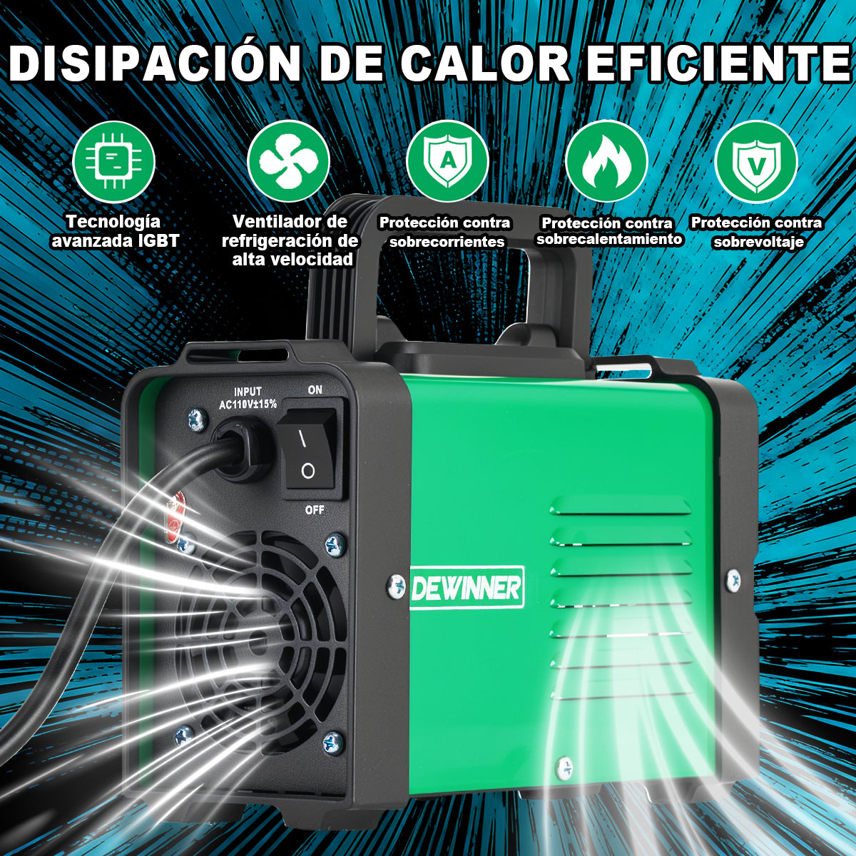 Máquina de soldar MMA-200  Dewinner