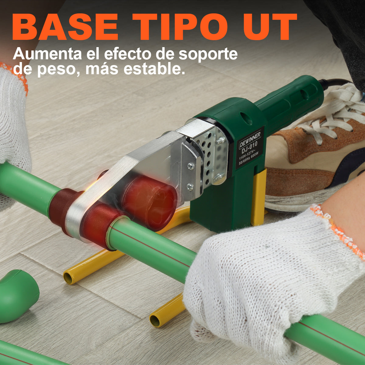 Termofusoras 110v Dj-010 Con 3 Dados Estuche Metal Dewinner