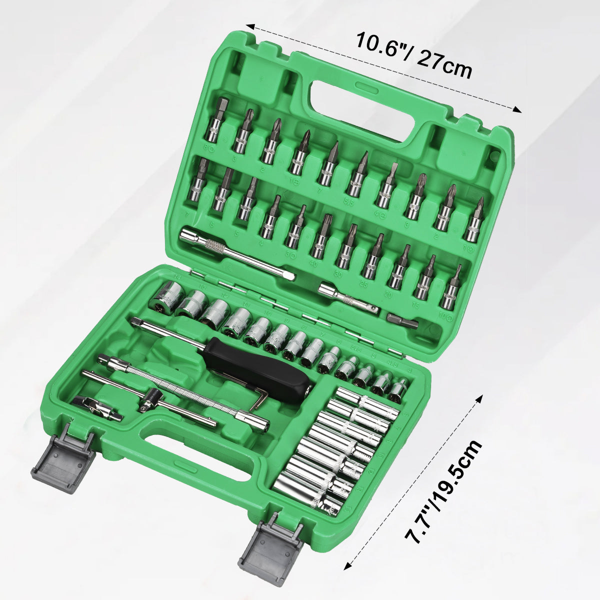 DEWINNER De Herramientas Mecanica Dados Acerokit53 Pzas