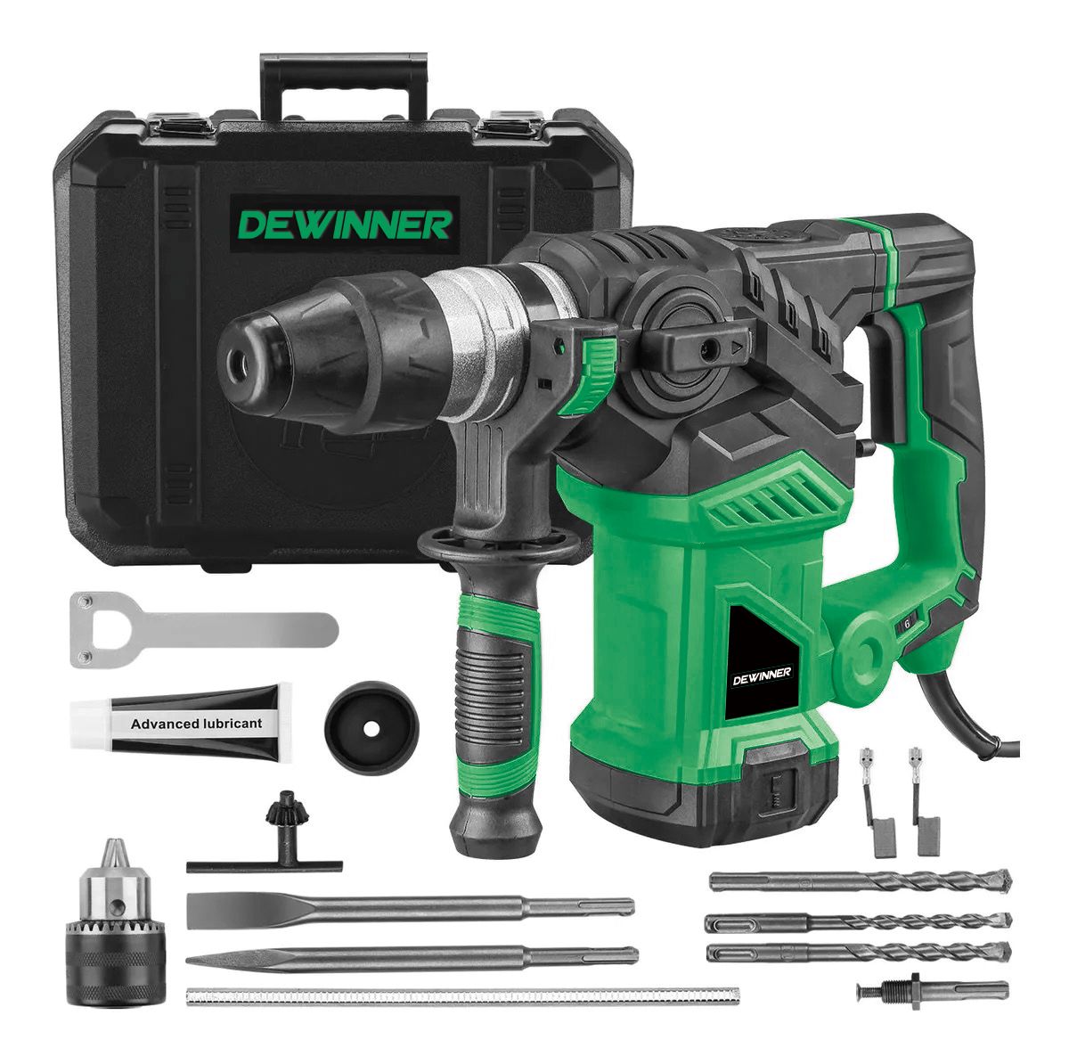 Rotomartillo Industrial 32g DEWINNER Sds Con1600w De Potencia