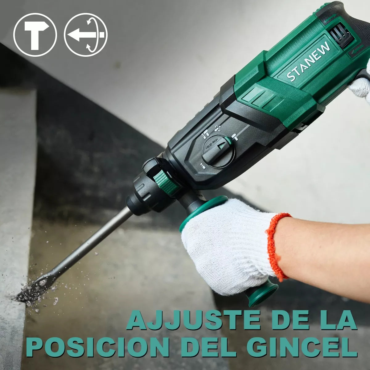 Rotomartillo Perforador Cincelador Sds 1000w Stanew 2653