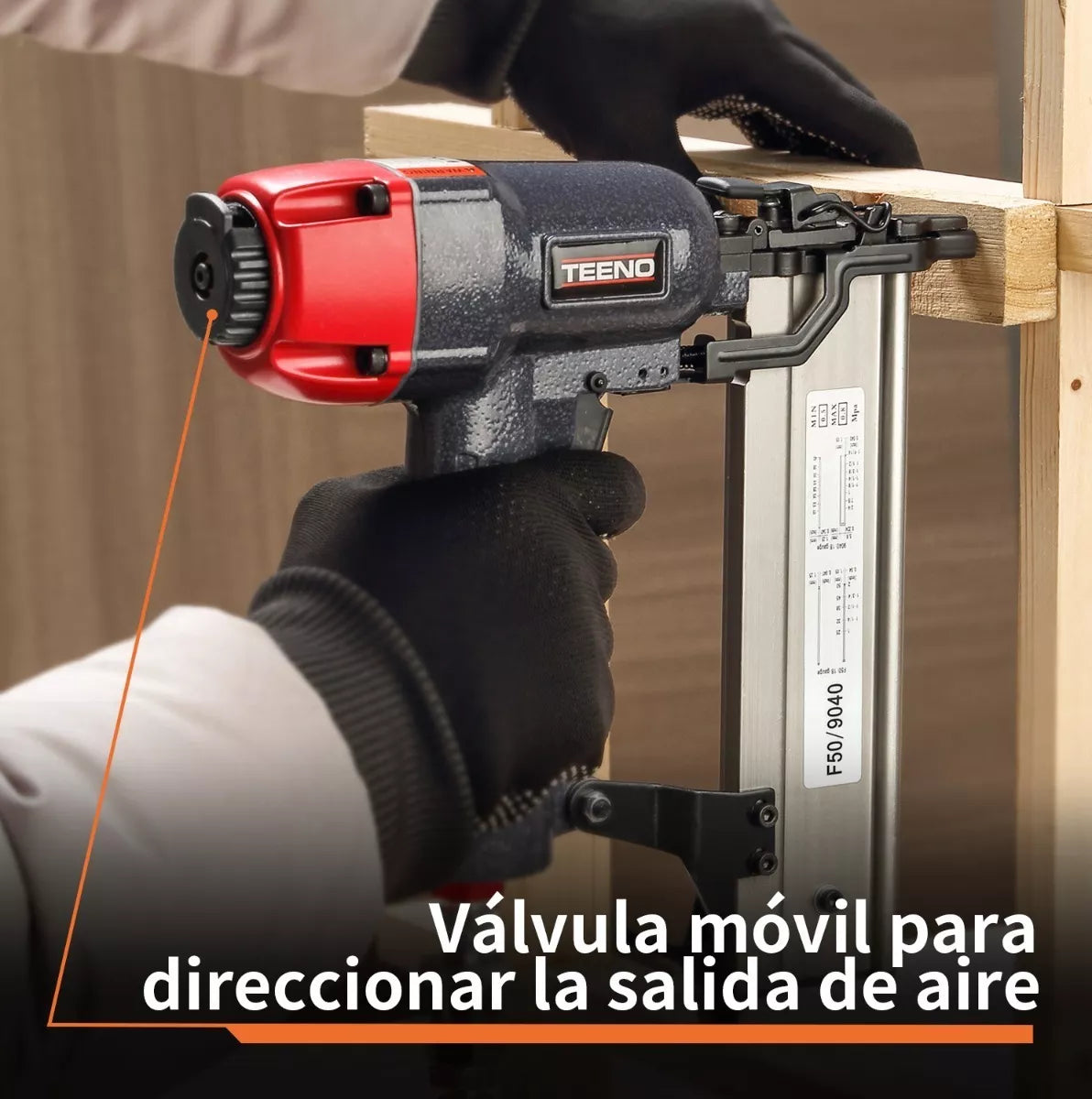 Clavadora Neumática Teeno Profesional, Calibre 18