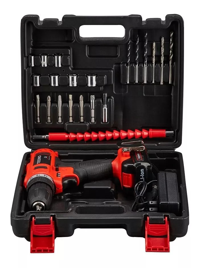 Taladro Atornillador 5816-1 Teeno Estuche Con Batería 1x21v