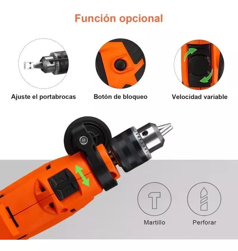 Taladro Rotomartillo 1/2 De 710w 1041
