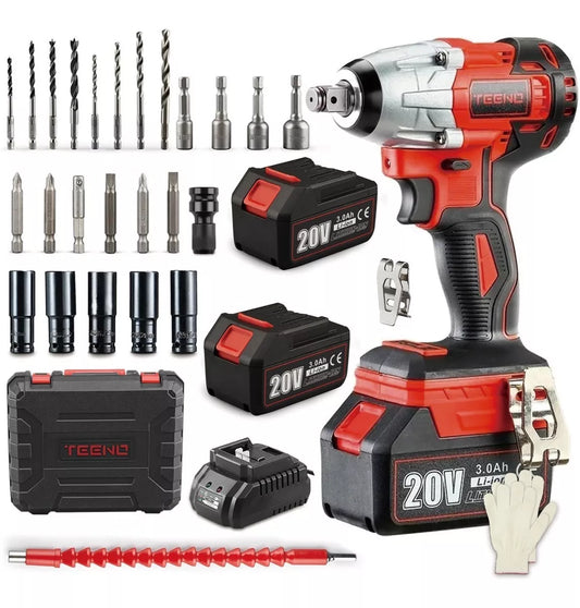 Llave De Impacto Inalámbrico De 20v Teeno 3ah Pro 3799