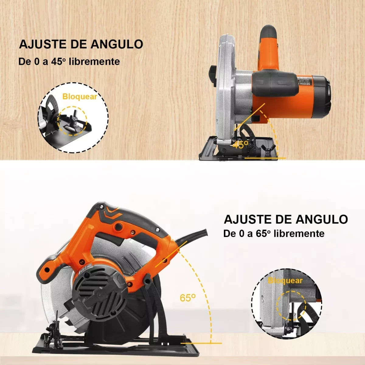 Disco Sierra Circular Teeno 1500w 7-1/4