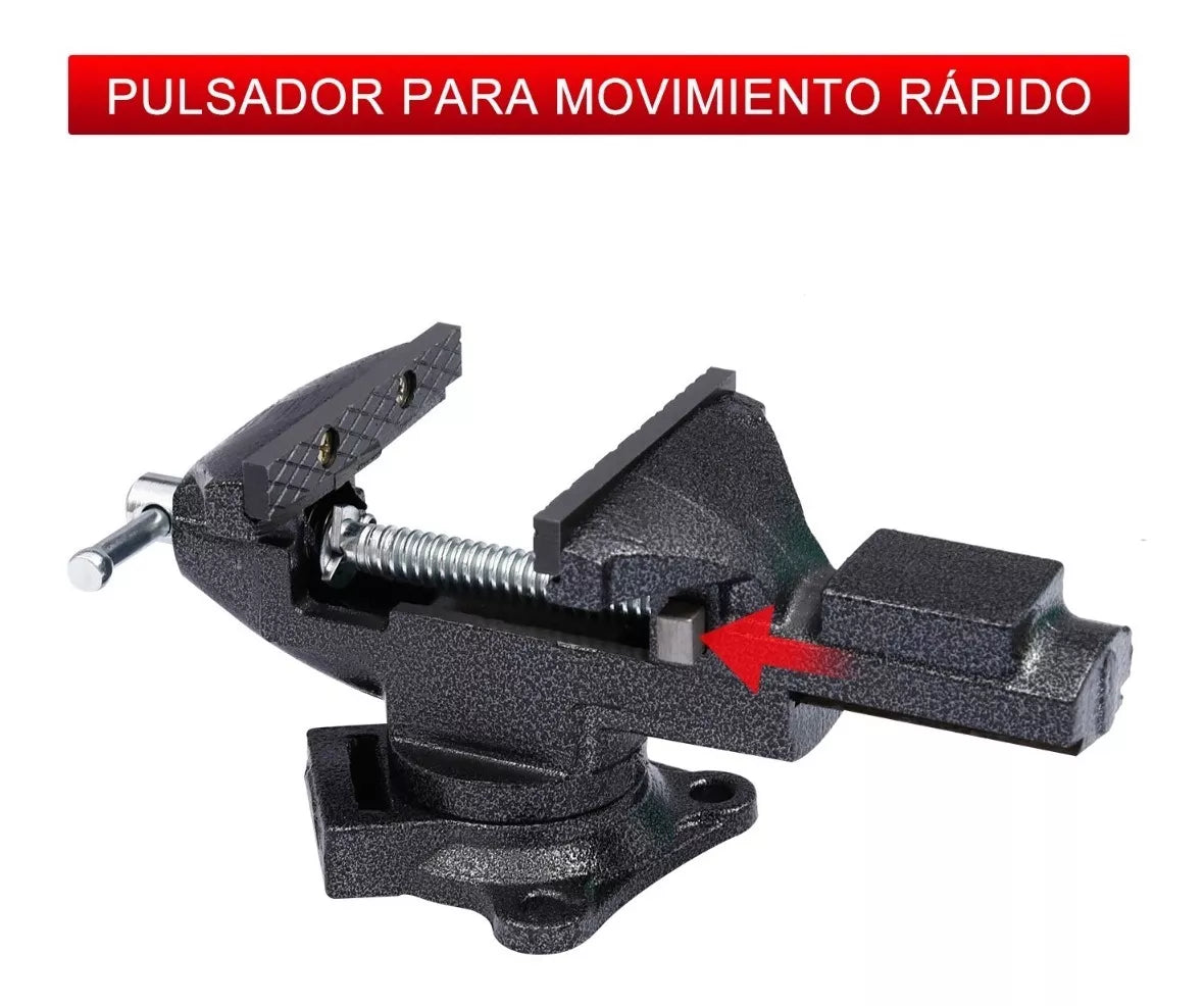 Tornillo De Banco Ligero 3.5' Teeno Ajuste Rápido