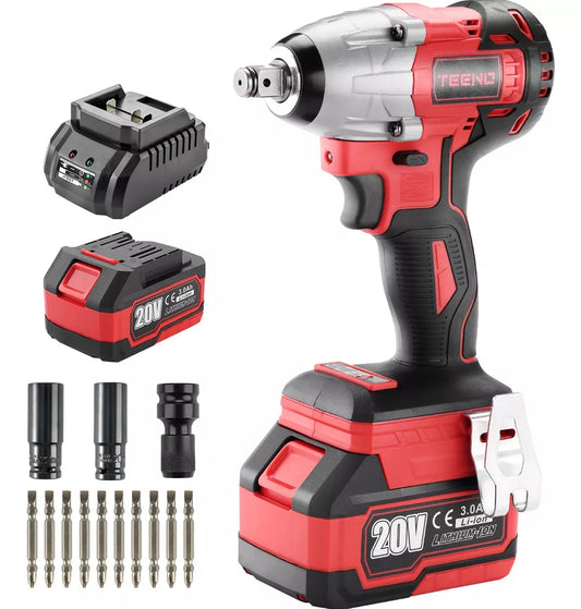 Llave De Impacto Inalámbrico De 20v Teeno 3ah Pro 3799