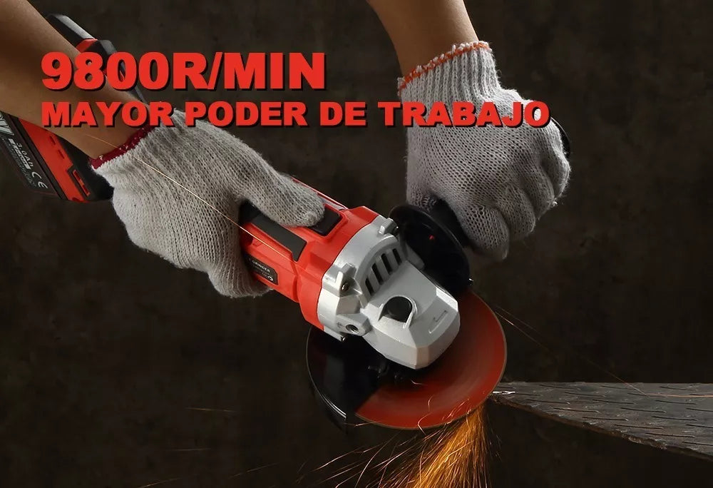 Esmeril Angular Inalambrico 3ah Teeno Jm-2231 5pulgada 20v