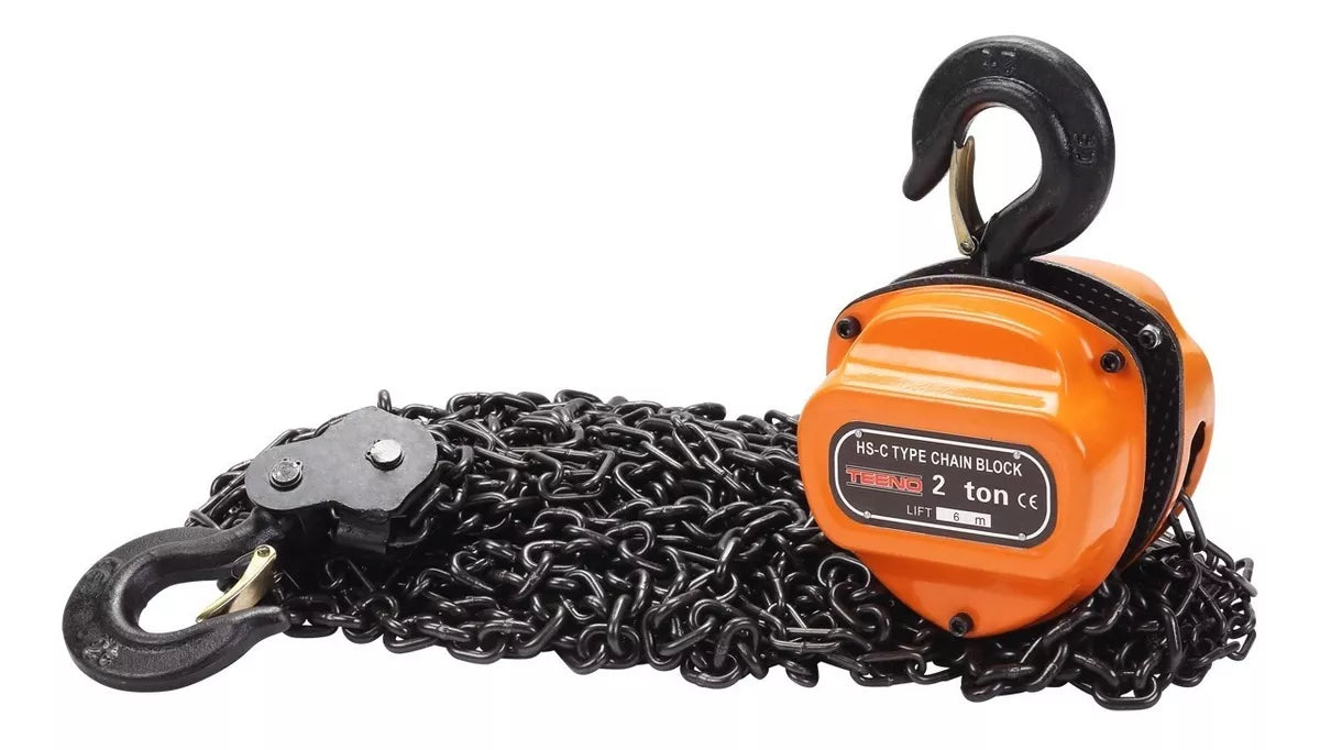 Polipasto De Cadena Triangular2 Tonelada 6 Metros Teeno