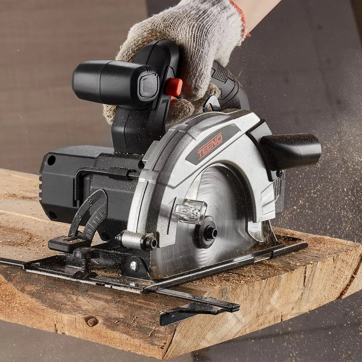 Sierra Circular Inalámbrica 20v Teeno Z334 4ah Disco 6-1/2