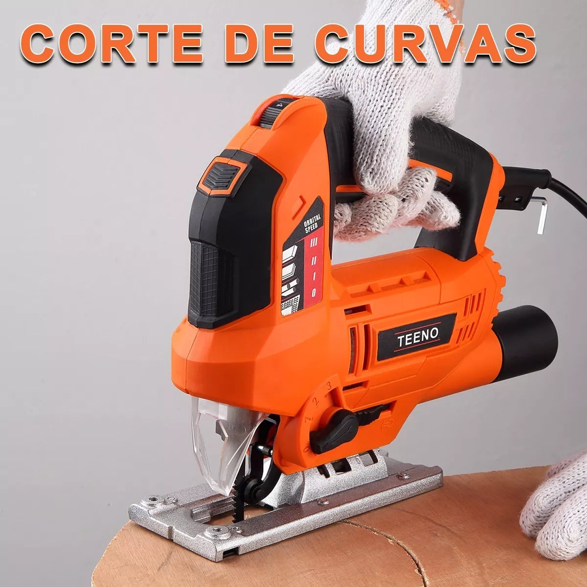 Sierra Caladora Js6501 750w Teeno 5pieza (s) Cuchi Led