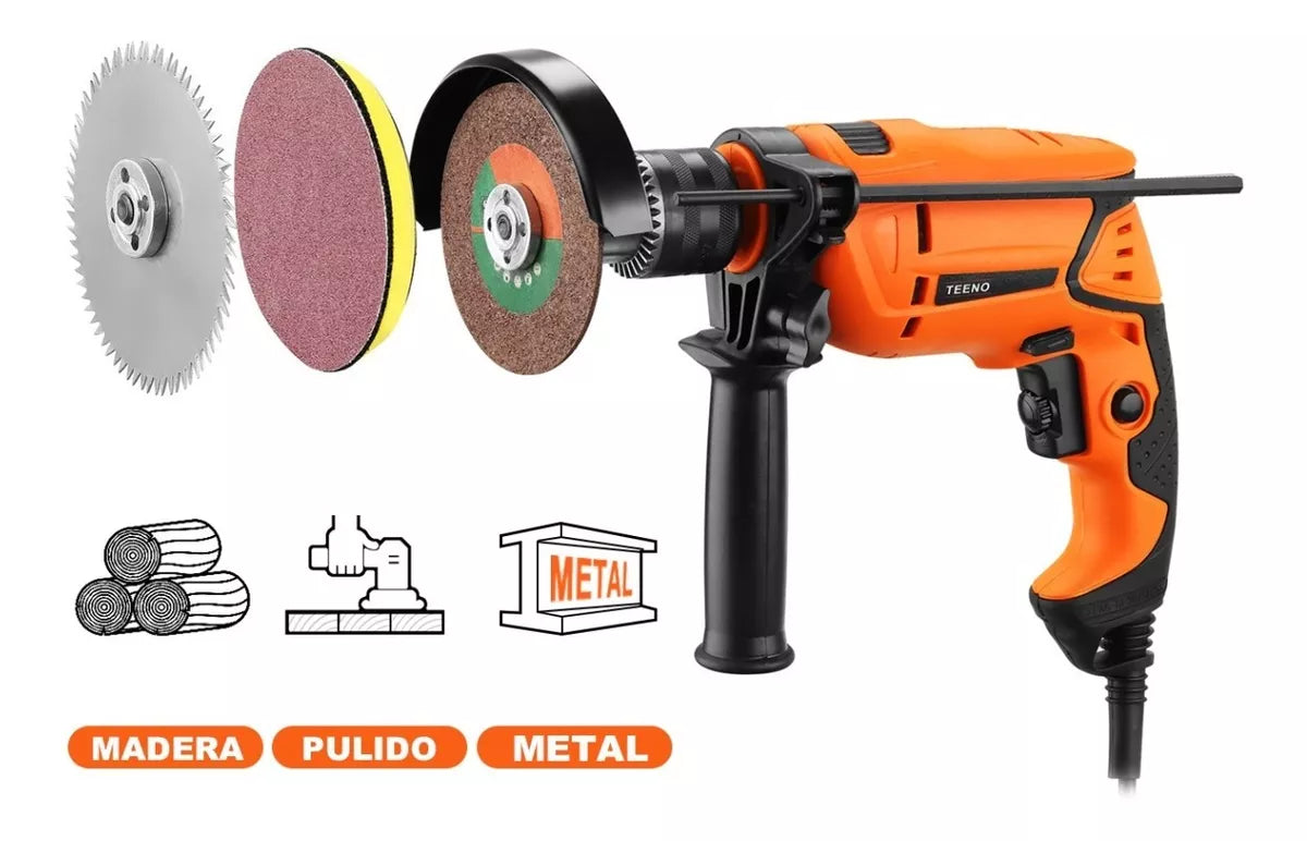 Taladro Rotomartillo 1/2 Prof 650w Teeno 7133-41