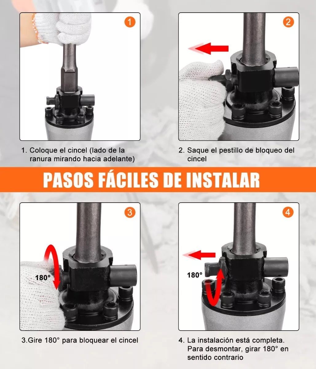 Demoledor Rompedor De Concreto 1700w Teeno