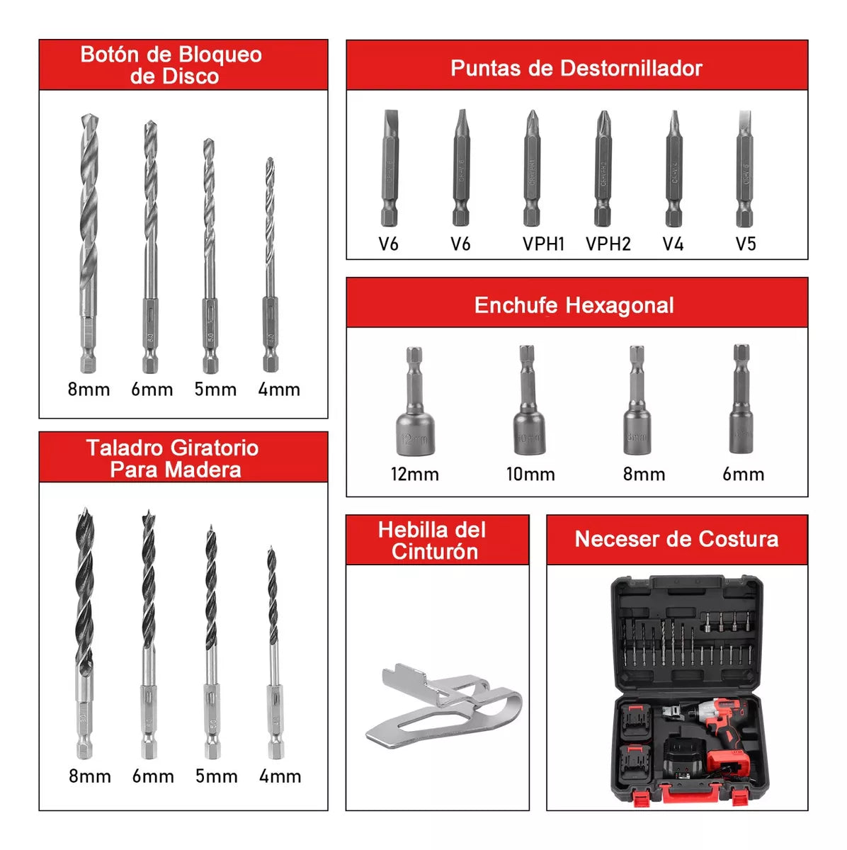 Atornillador De Impacto Inalámbrico De 20v Teeno 2ah 3188