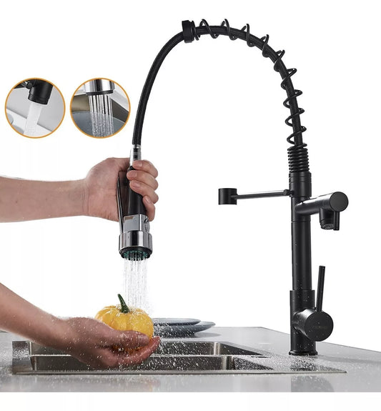 Grifo Monomando Fregadero Llave Mezcladora Teeno Cl-03 Negro