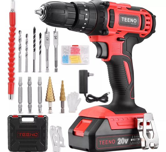 Taladro Rotomartillo Teeno 714 Con Estuche Y Batería 2ah