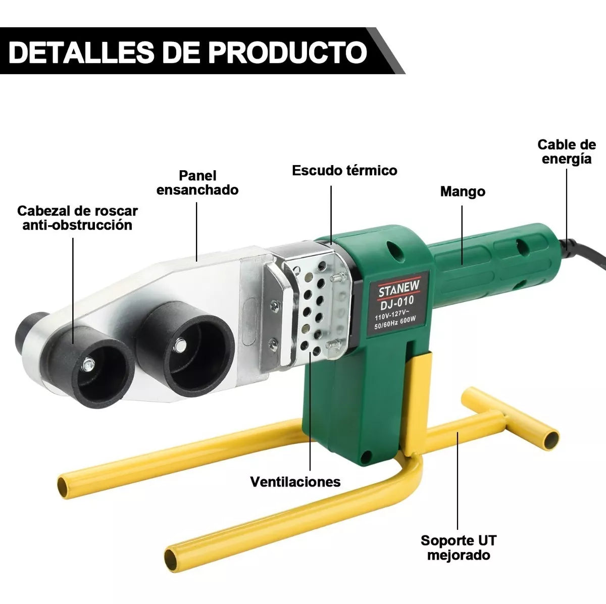 Termofusoras Stanew 110v Dj-010 Con 3 Dados
