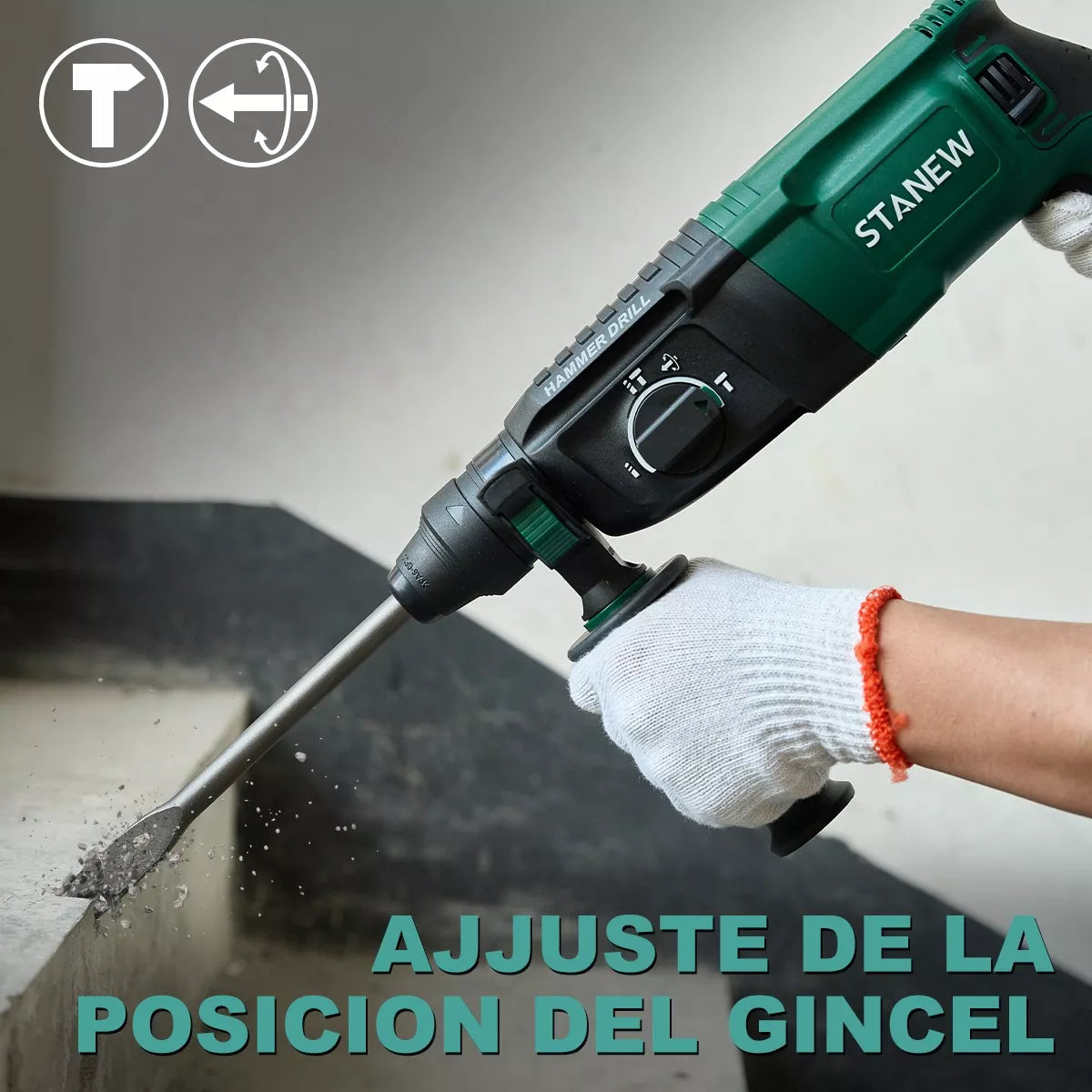 Rotomartillo Perforador Cincelador Stanew 2653 Sds 800w