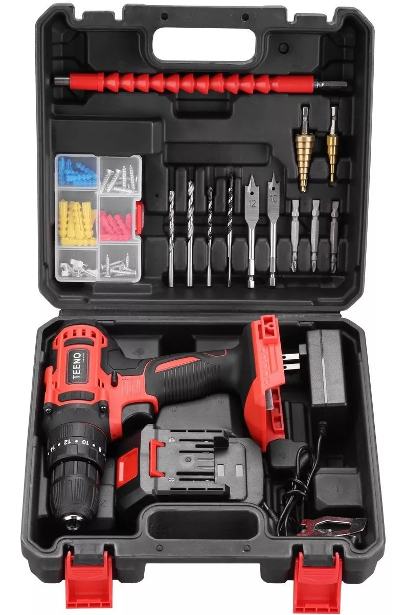 Taladro Rotomartillo Teeno 714 Con Estuche Y Batería 2ah