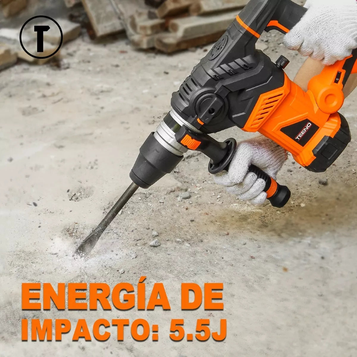Rotomartillo Industrial 32g Teeno Sds Con1500w De Potencia