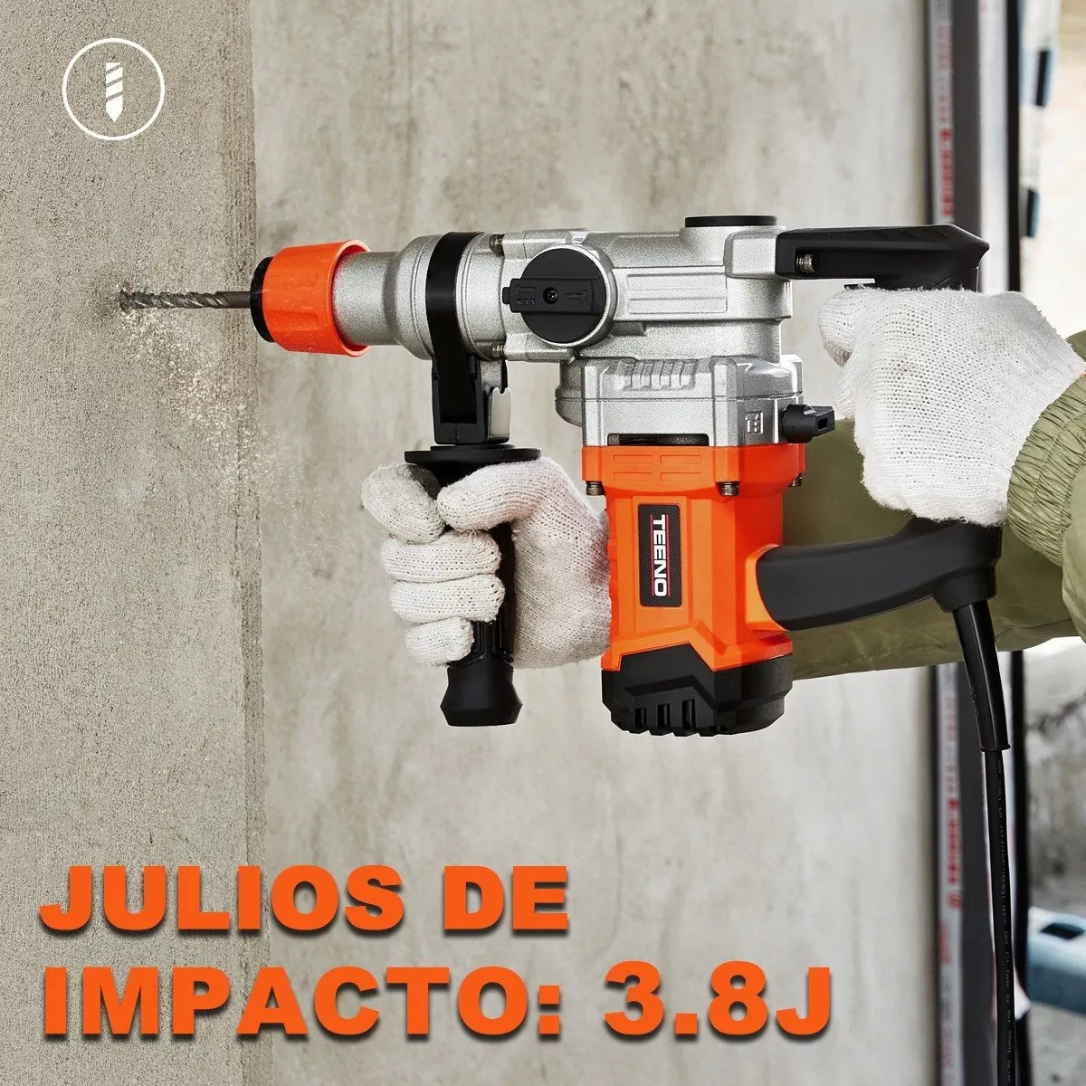 Rotomartillo Cincelador Teeno Sds 26g 900w