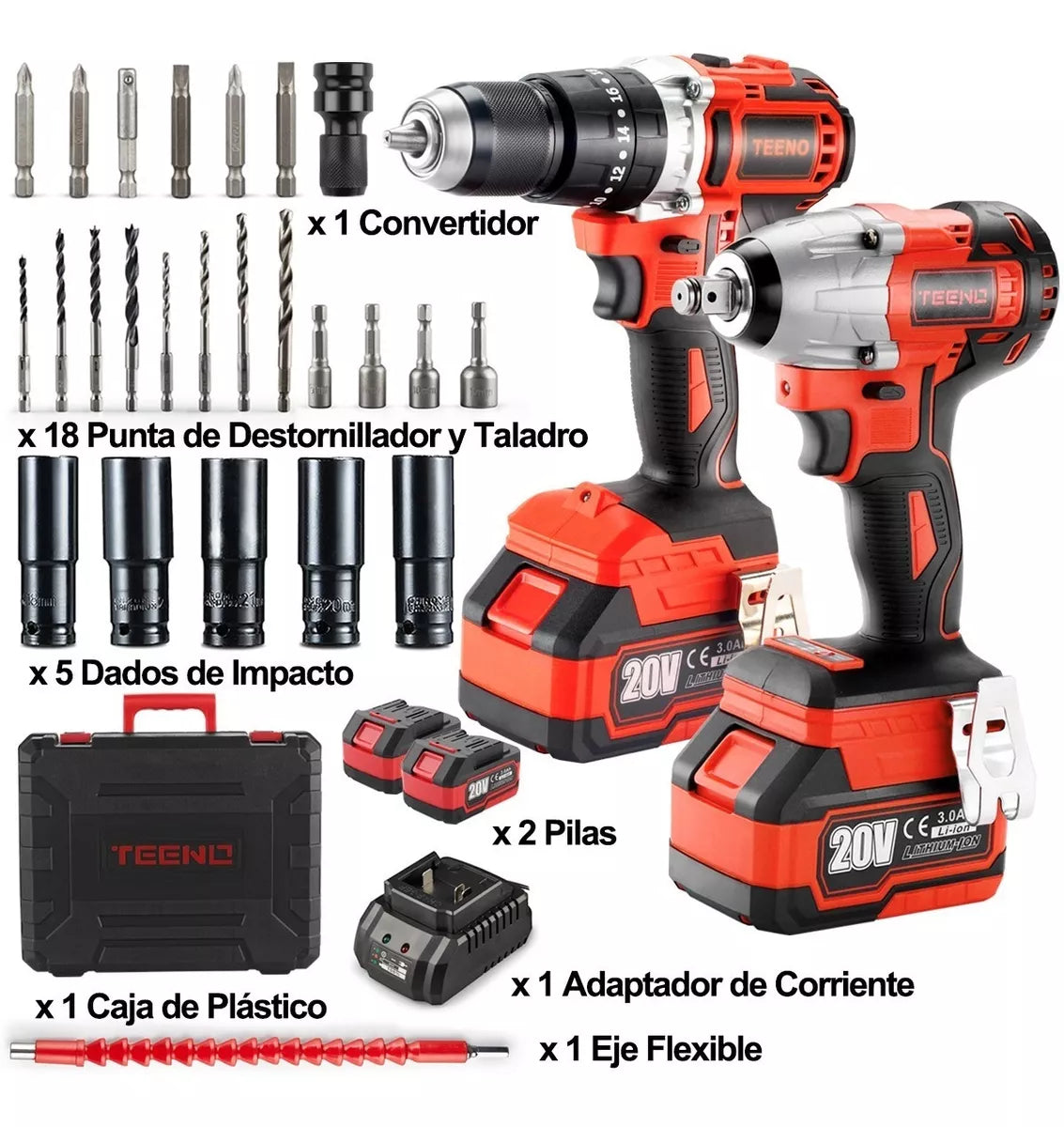 Kit Llave Impacto 3799 + Rotomartillo 916