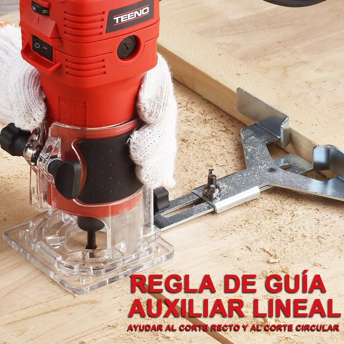 Router Teeno 1026 650w De 6 Velocidades