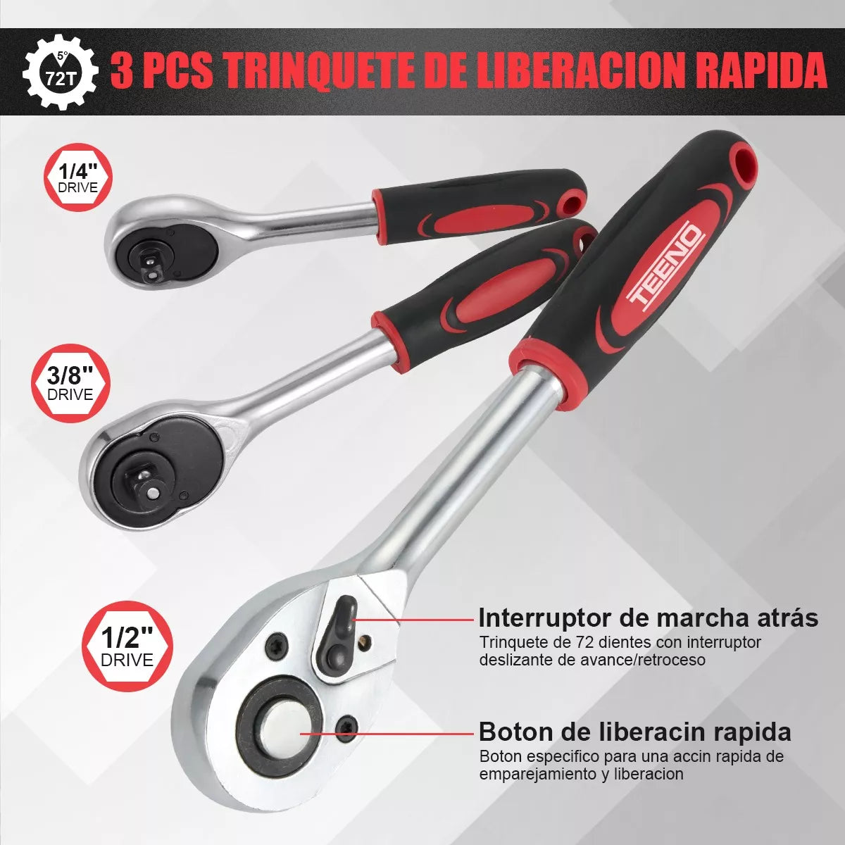 Juego De Herramientas Reparación De Automóviles Teeno 121pz