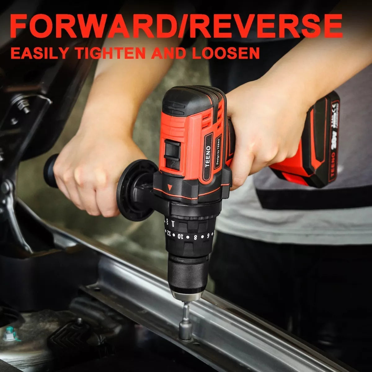 Taladro Rotomartillo 1/2 Teeno-915 Set 2 Baterias