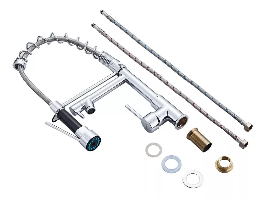 Grifo Mezclador De Cocina Teeno Chef, Mono Mando Profesional