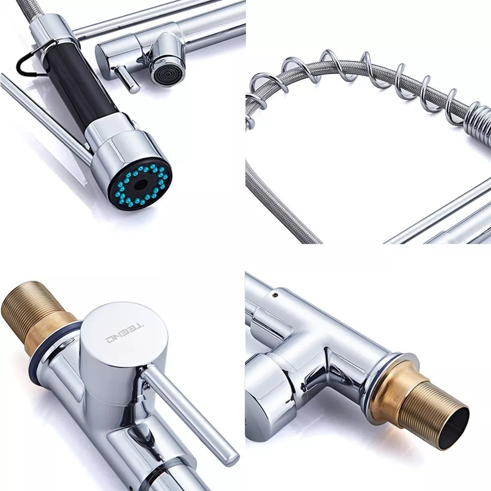 Grifo Mezclador De Cocina Teeno Chef, Mono Mando Profesional