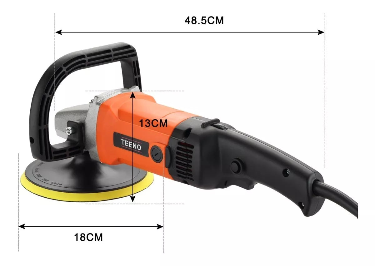 Pulidora Auto Prof. 7 1200 W Var. Teeno 3858