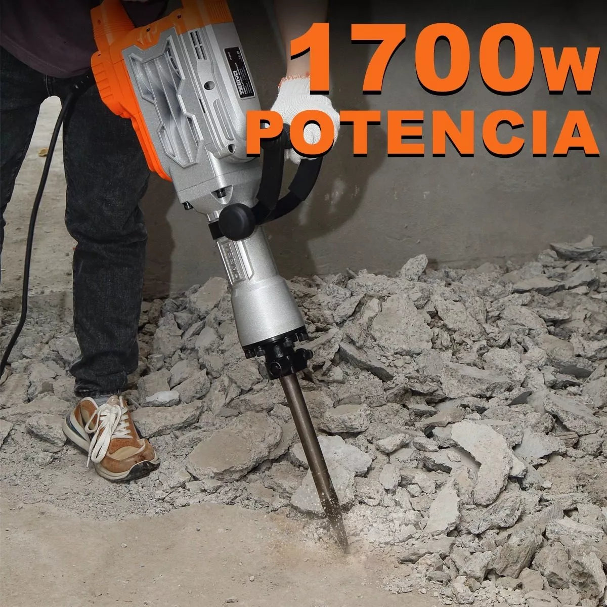 Demoledor Rompedor De Concreto 1700w Teeno