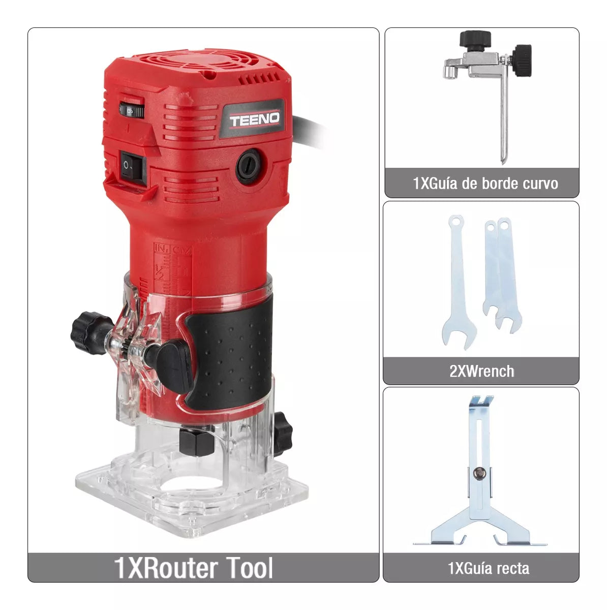 Router Teeno 1026 650w De 6 Velocidades